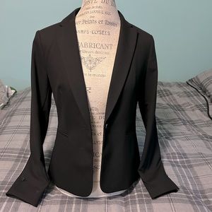 H & M Fitted Black Jacket. Size Small